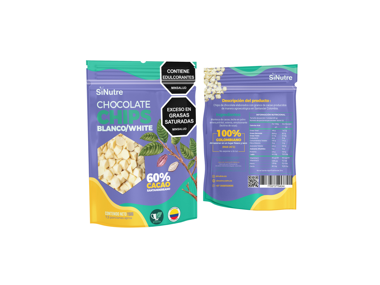 Choco Chips Blanco Familiar