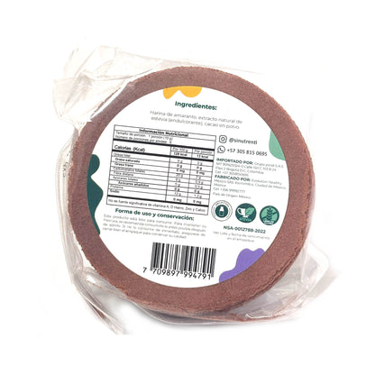 Obleas de amaranto sabor a Chocolate
