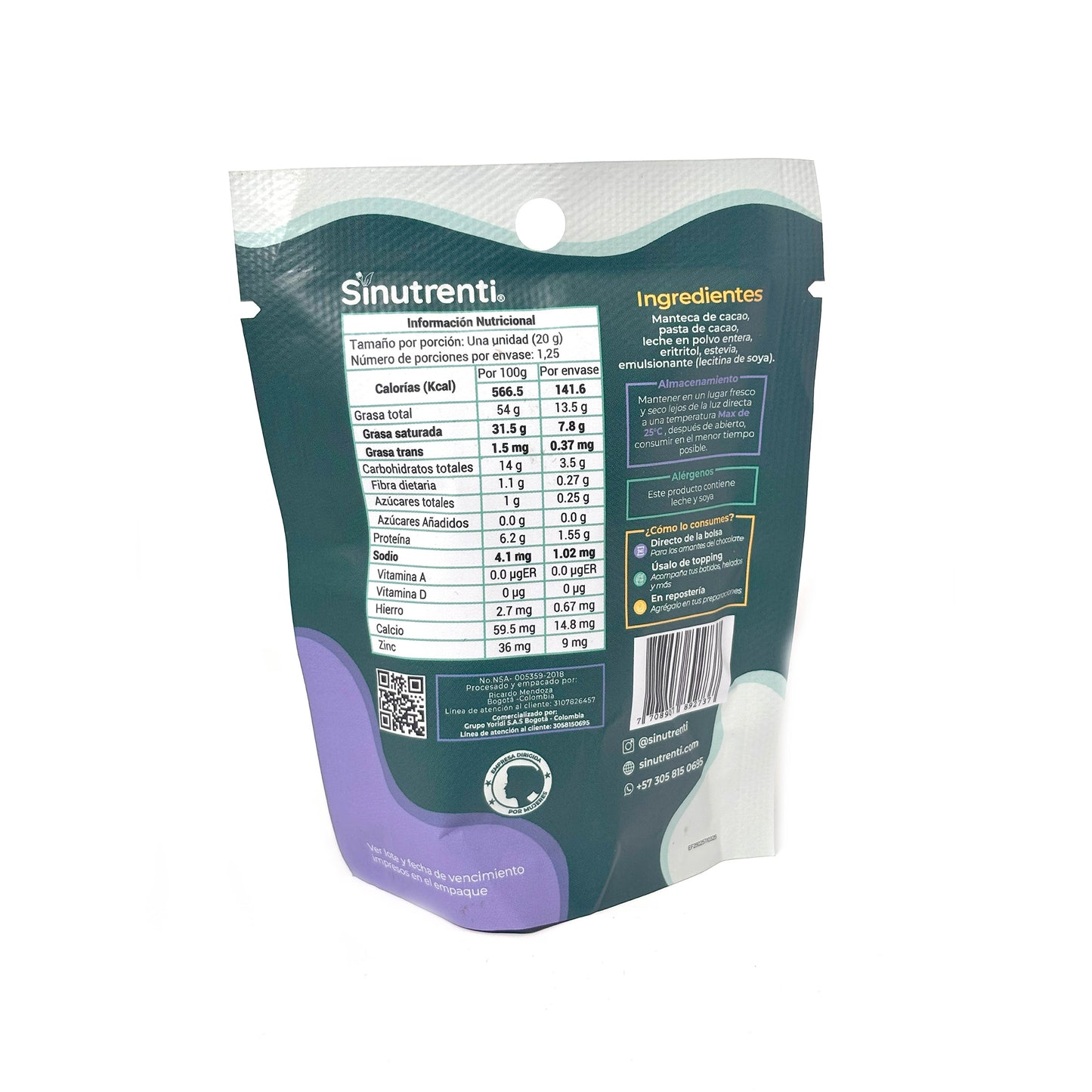 Chips de Chocolate Jing Jang 25g