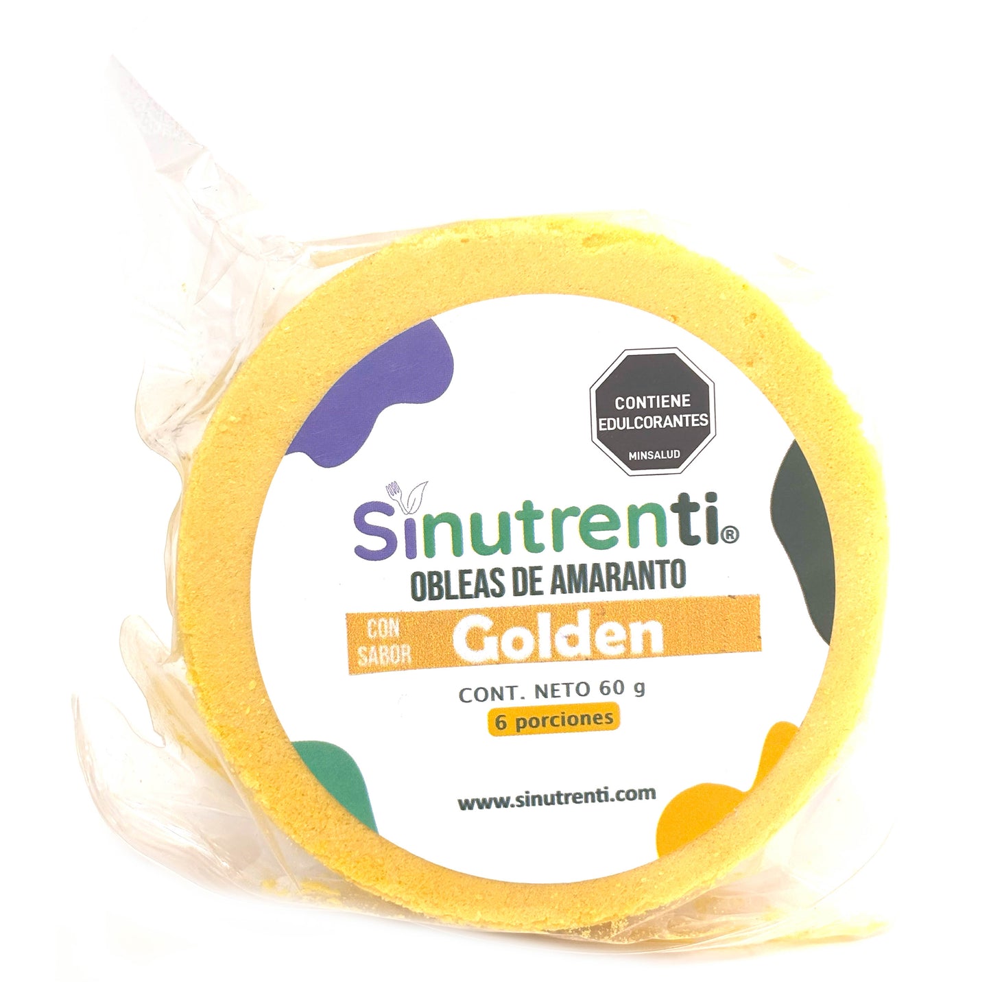 Obleas de amaranto sabor a Golden Milk