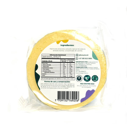 Obleas de amaranto sabor a Vainilla