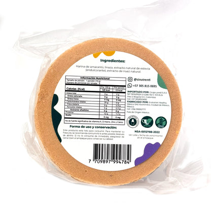 Obleas de amaranto sabor a Nuez