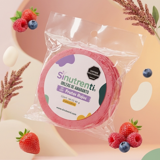 Oblea de Frutos Rojos