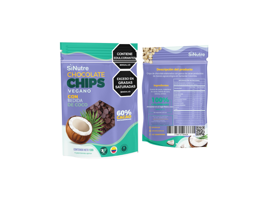 Choco Chips Vegano Oscuro Familiar